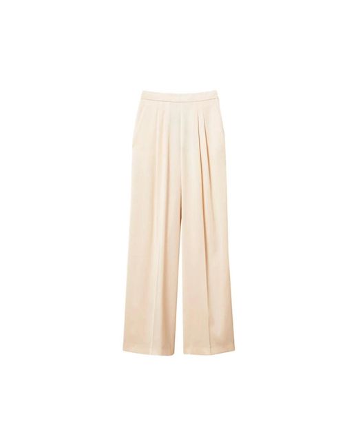 Twinset Natural Wide Trousers