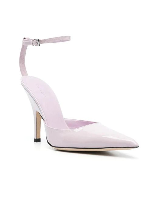 By Far White Pumps