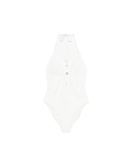 Tory Burch Tie-Back Badpak in het White