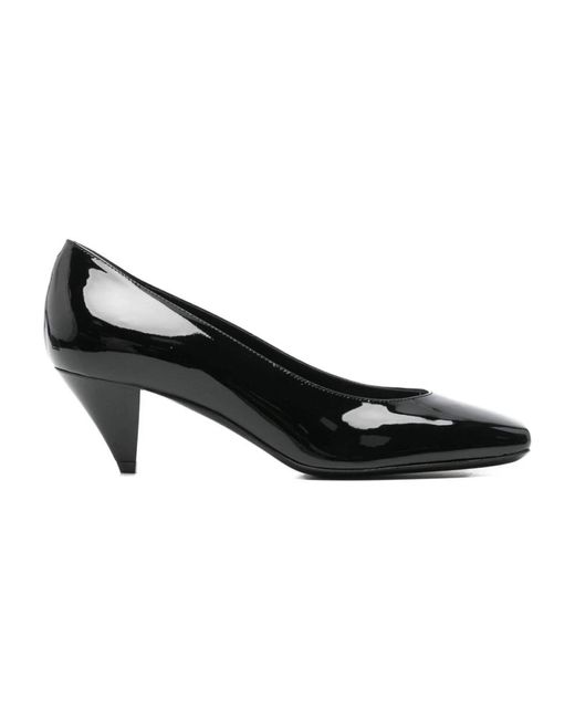 Givenchy Schoenen ,Zwart ,Leer Sliced Square Pumps in het Black