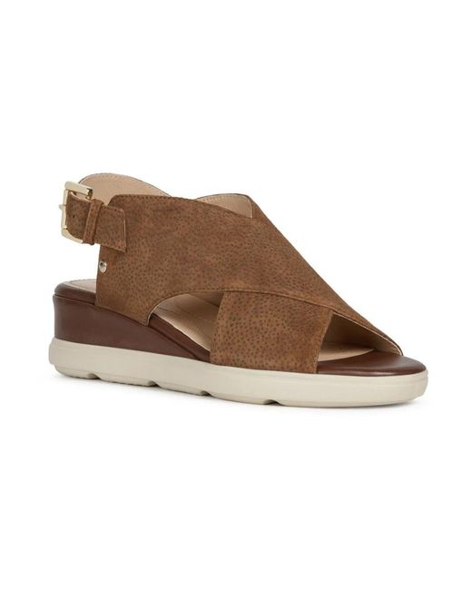 Geox Brown Wedges
