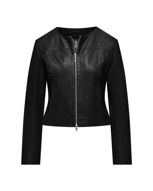 Bomboogie Black Leather Jackets