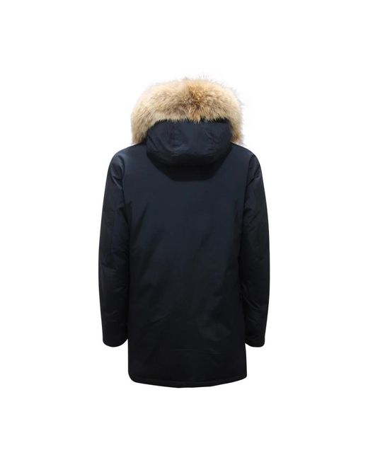 Woolrich Blue Winter Jackets for men
