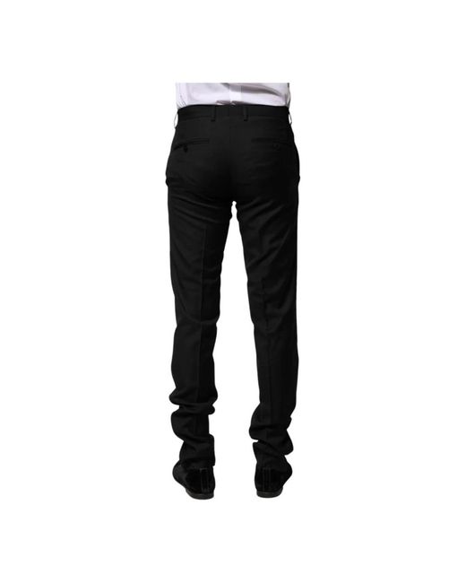Dolce & Gabbana Black Suit Trousers for men