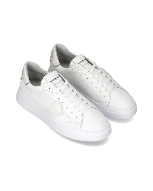 Philippe Model White Sneakers