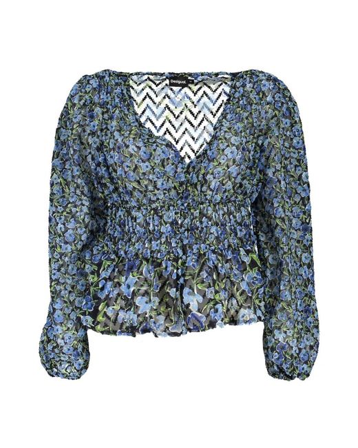 Blouses Desigual de color Blue