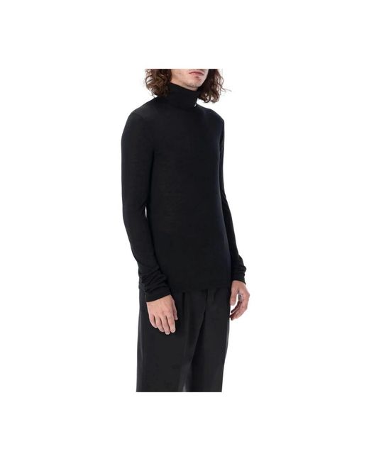 Jil Sander Black Turtlenecks for men