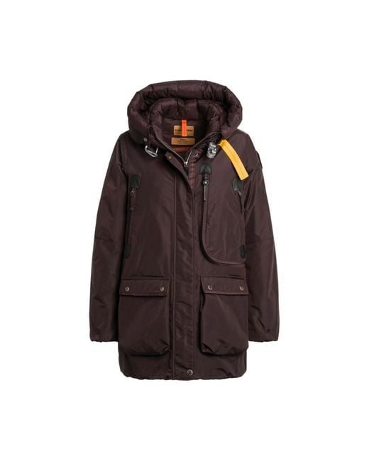 Down Coats di Parajumpers in Brown