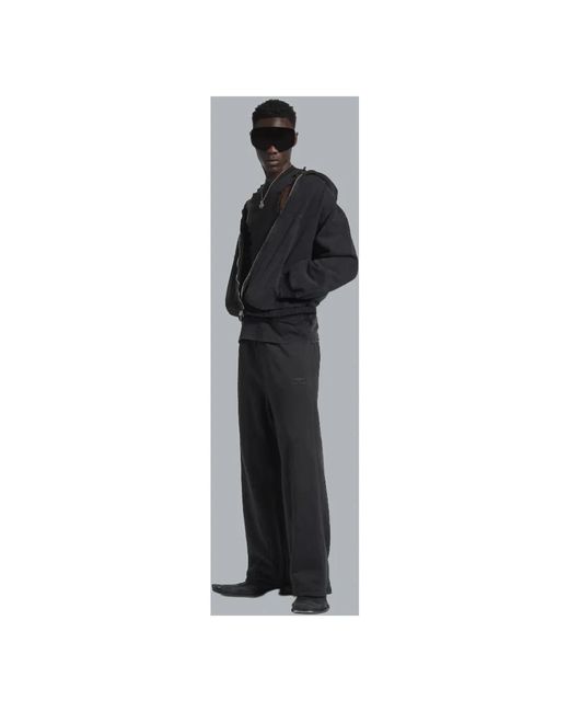 Balenciaga Black Wide Trousers for men