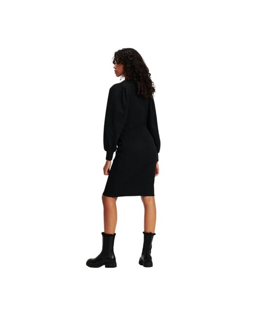 Karl Lagerfeld Black Midi Dresses