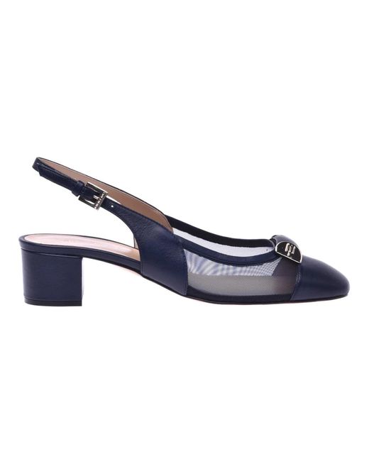 navy slingbacks