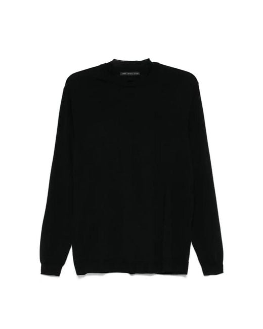 Low Brand Black Round-Neck Knitwear for men