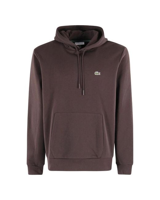 Lacoste Brown Hoodies for men