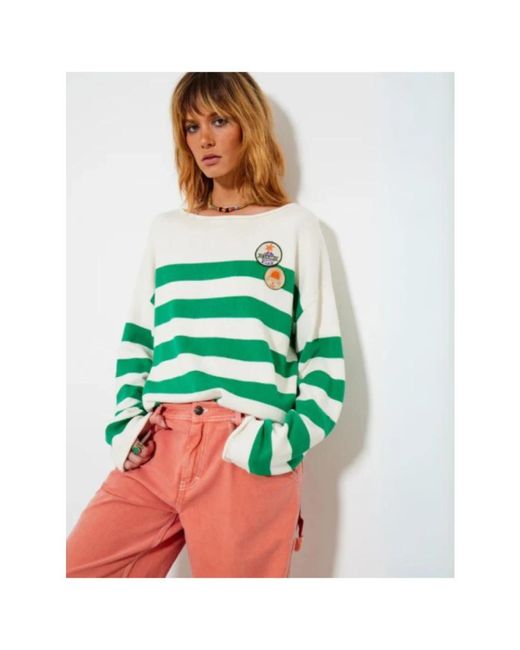 Five Jeans Green Strickware