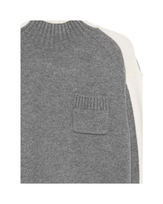 Semicouture Gray Turtlenecks