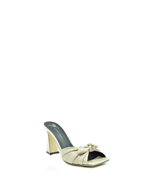 Giuseppe Zanotti Metallic Heeled Mules