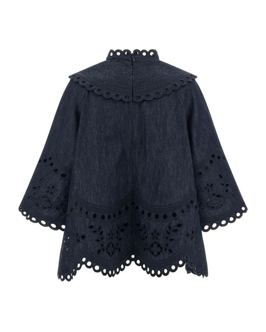 Zimmermann Blue Denim Shirts