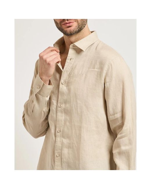 ARMANI EXCHANGE Natural Casual Shirts for men