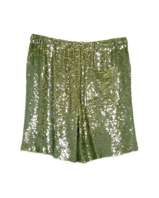 Dries Van Noten Green Casual Shorts for men