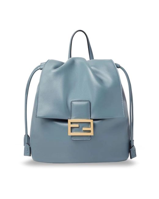Fendi Blue Backpack
