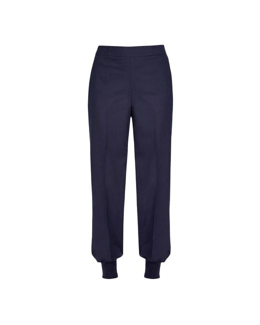 Semicouture Blue Tapered Trousers