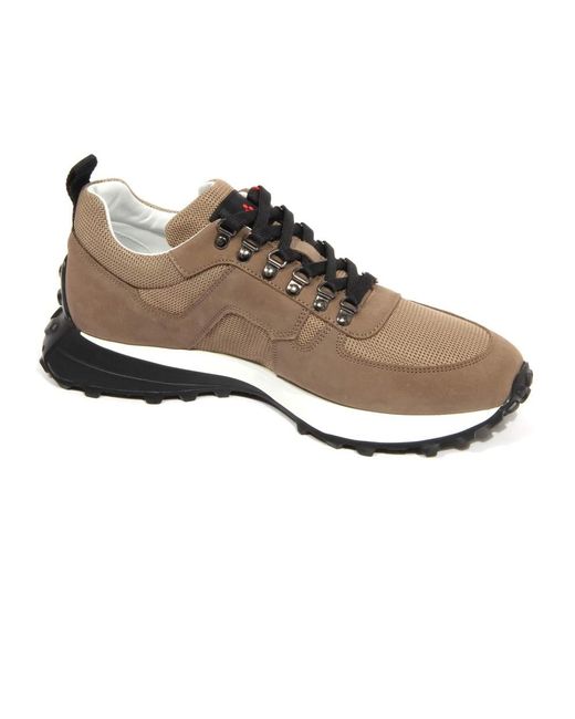 Peuterey Schoenen ,Leer Duna Sneakers in het Brown voor heren
