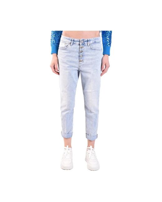 Dondup Blue Cropped Jeans