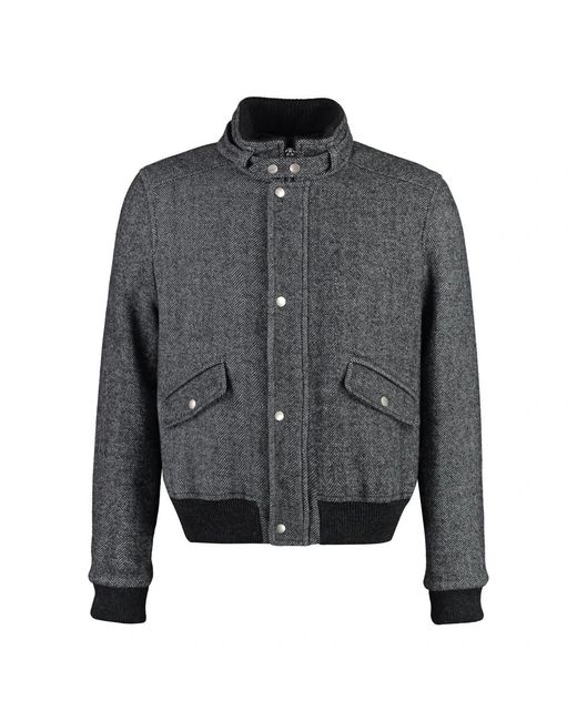 Isabel Marant Gray Bomber Jackets for men