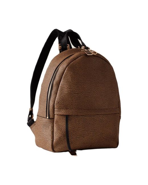 Borbonese Brown Backpacks