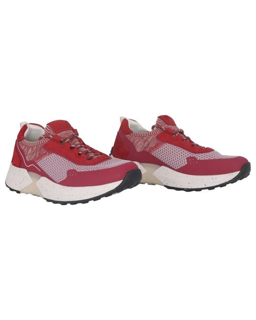 Gabor Rollingsoft Sensitive 26.996.48 Rollende Wandelsneaker in het Red