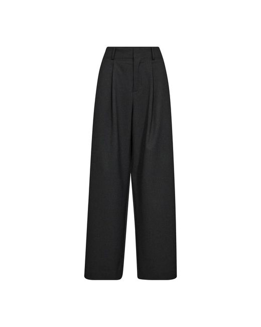 Mos Mosh Black Straight Trousers