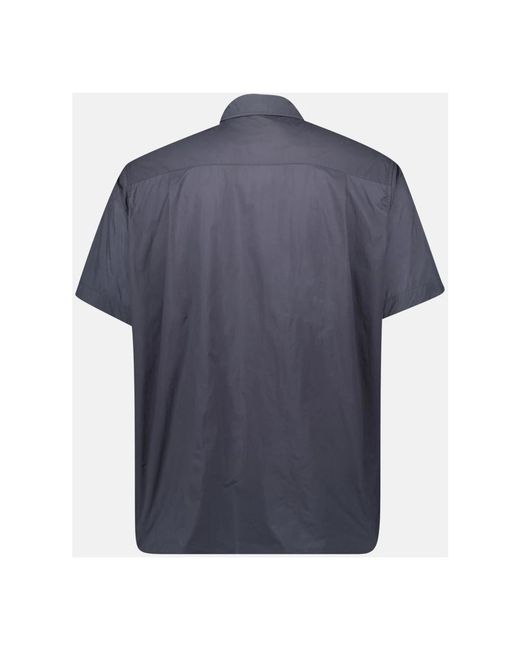 Sacai Blue Short Sleeve Shirts for men