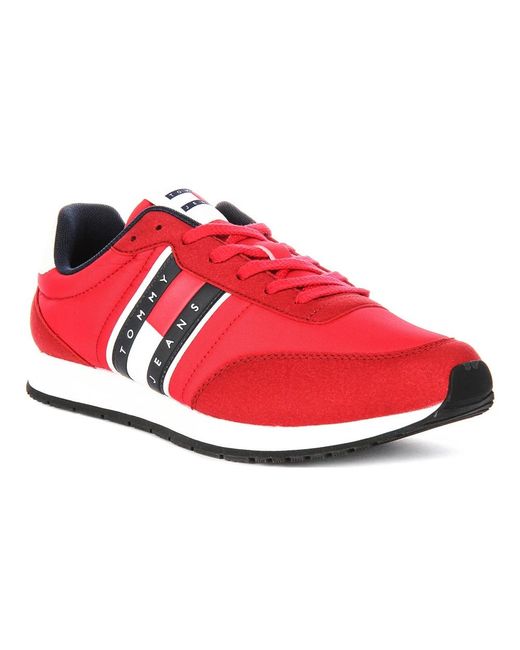 Tommy Hilfiger Red Sneakers for men