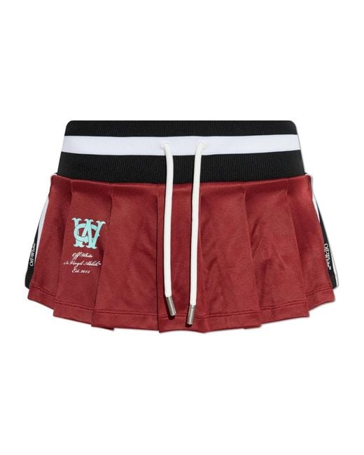 Short Skirts Off-White c/o Virgil Abloh de color Red