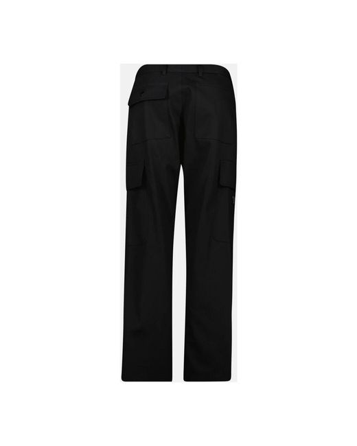 Straight Trousers Prada de hombre de color Black