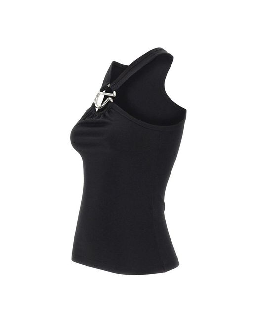 Coperni Black Sleeveless Tops