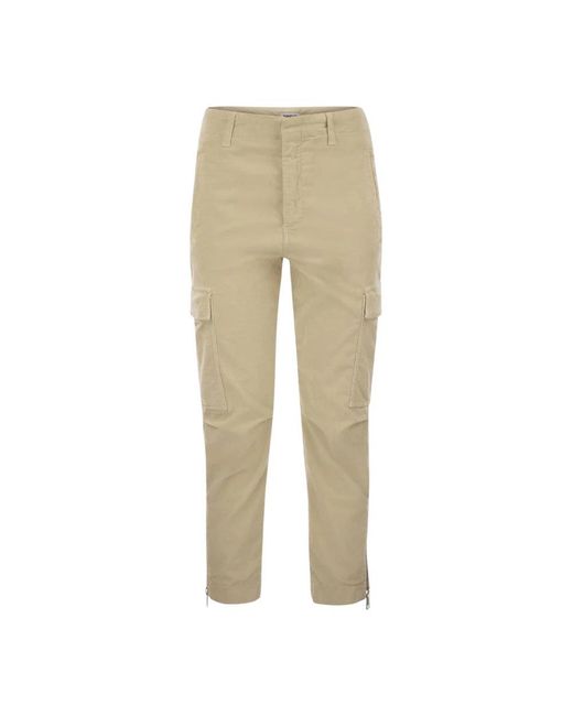Dondup Natural Slim-Fit Trousers