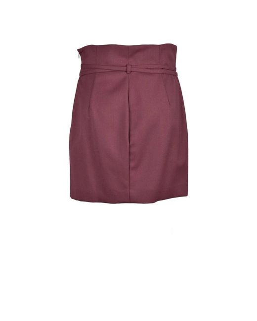 Erika Cavallini Semi Couture Purple Short Skirts