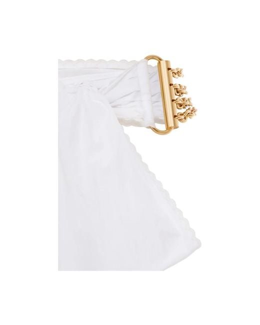 Chloé White Belts