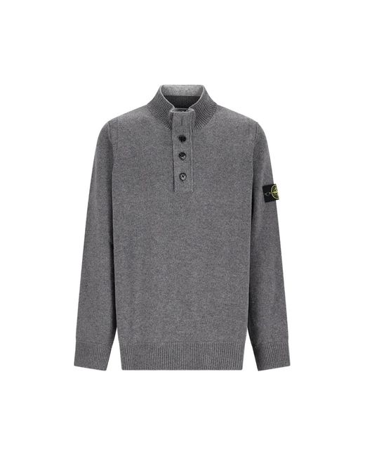 Turtlenecks Stone Island de hombre de color Gray