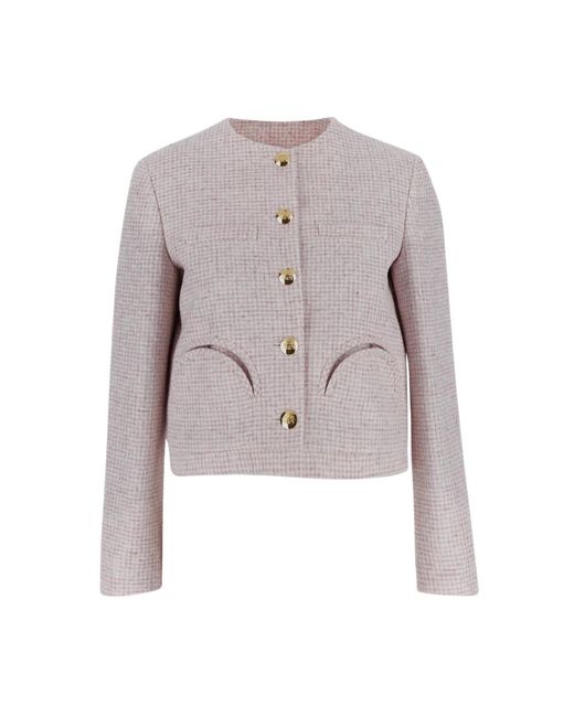Bolero chaqueta de lino Blazé Milano de color Gray