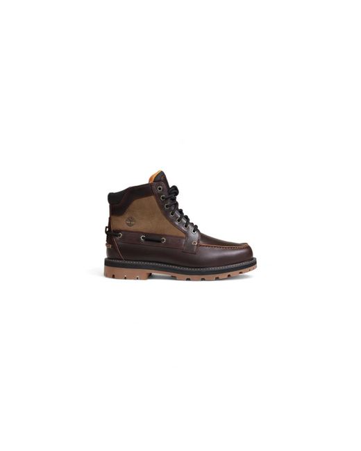 Timberland Brown Lace-Up Boots for men