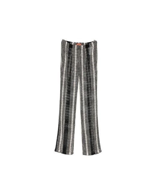Missoni Black Straight Trousers