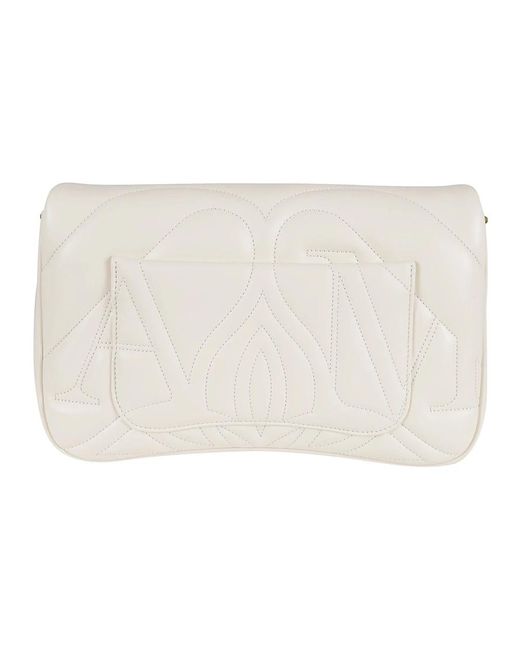 McQueen Natural Shoulder Bags