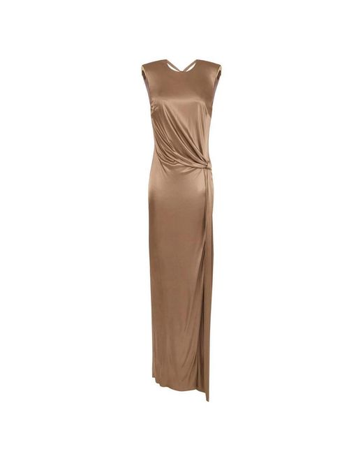 Elisabetta Franchi Brown Gowns