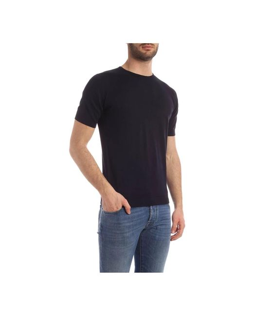 John Smedley Black T-Shirts for men