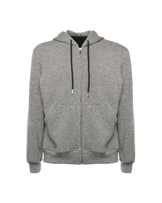 Giuliano Galiano Gray Zip-Throughs for men