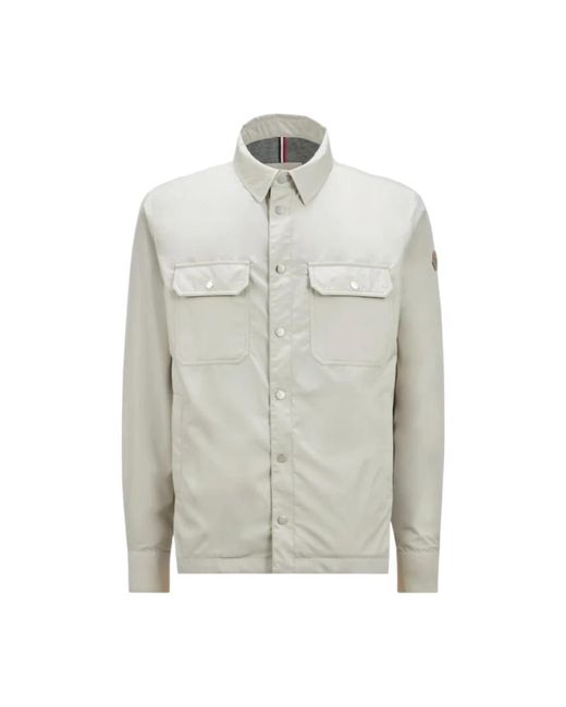 Moncler Gray Light Jackets for men