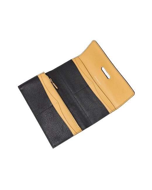 Burberry Black Eleganter lederkartenhalter