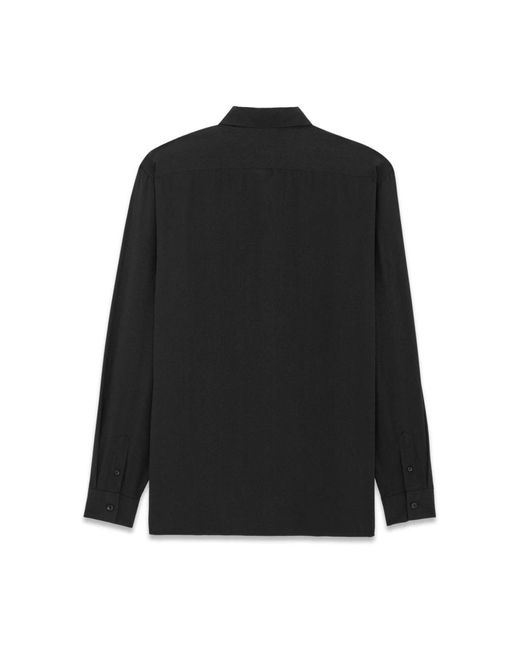Saint Laurent Black Casual Shirts for men